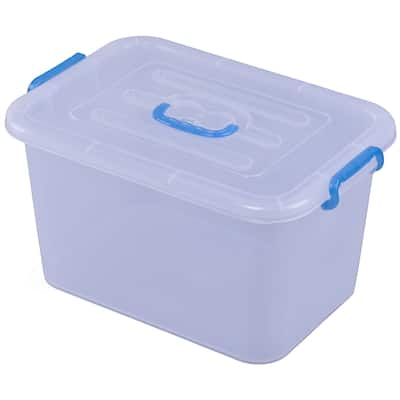 Large Clear Storage Container With Lid and Handles