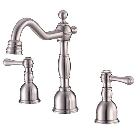 Opulence 2H Mini-Widespread Lavatory Faucet w/ Metal Touch Down Drain 1.2gpm Brushed Nickel