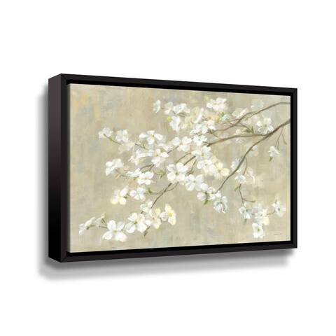 Porch & Den Dogwood in Spring Gallery Wrapped Floater-framed Canvas