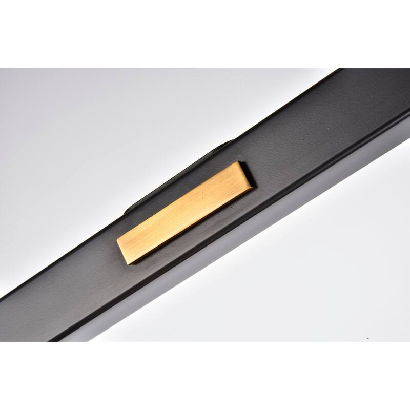 Nekane Matte Black/Bronze 4-light Chandelier