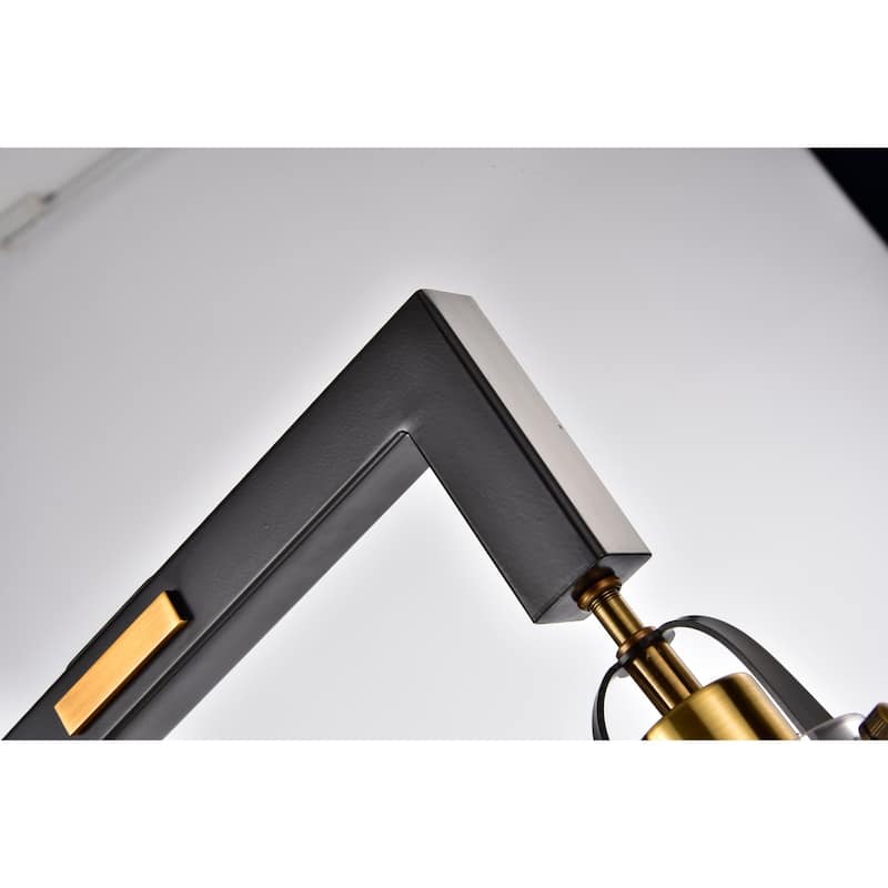 Nekane Matte Black/Bronze 4-light Chandelier