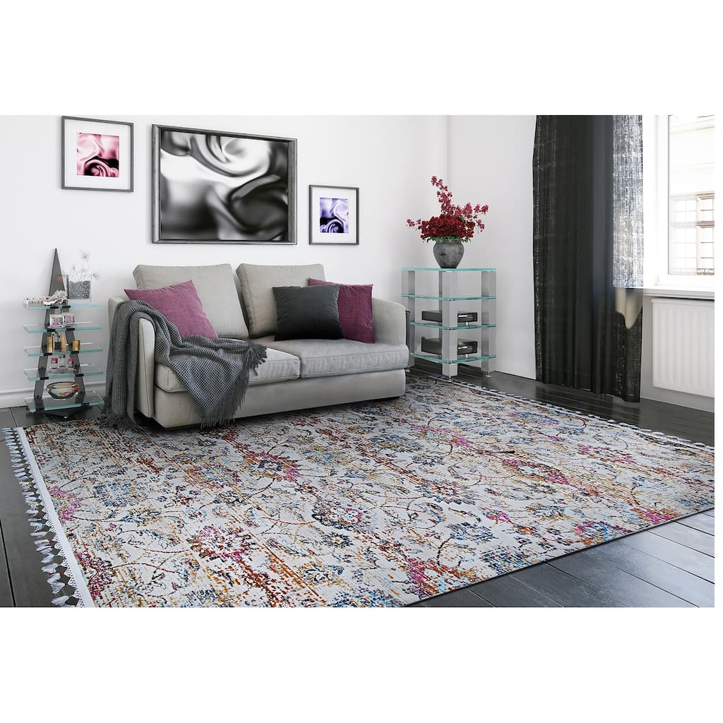 Jewel Thistle Multicolor Area Rug