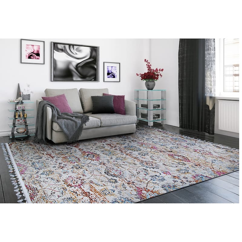 Jewel Thistle Multicolor Area Rug