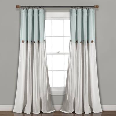 Buy Blue Color Block Curtains Drapes Online At Overstock Our