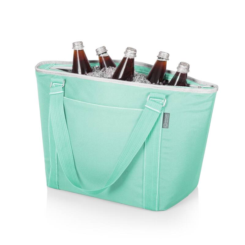 Topanga Cooler Tote, (Sand) - Teal