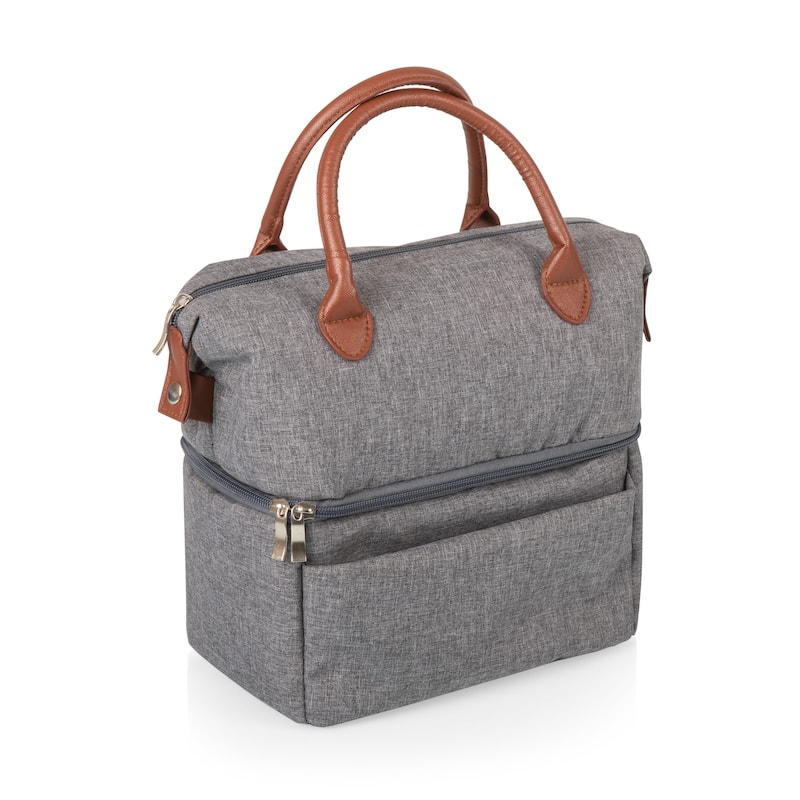 Urban Lunch Bag, (Heathered Gray) - Grey