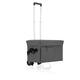 Ottoman Portable Cooler with Trolley, (Grey) - Grey