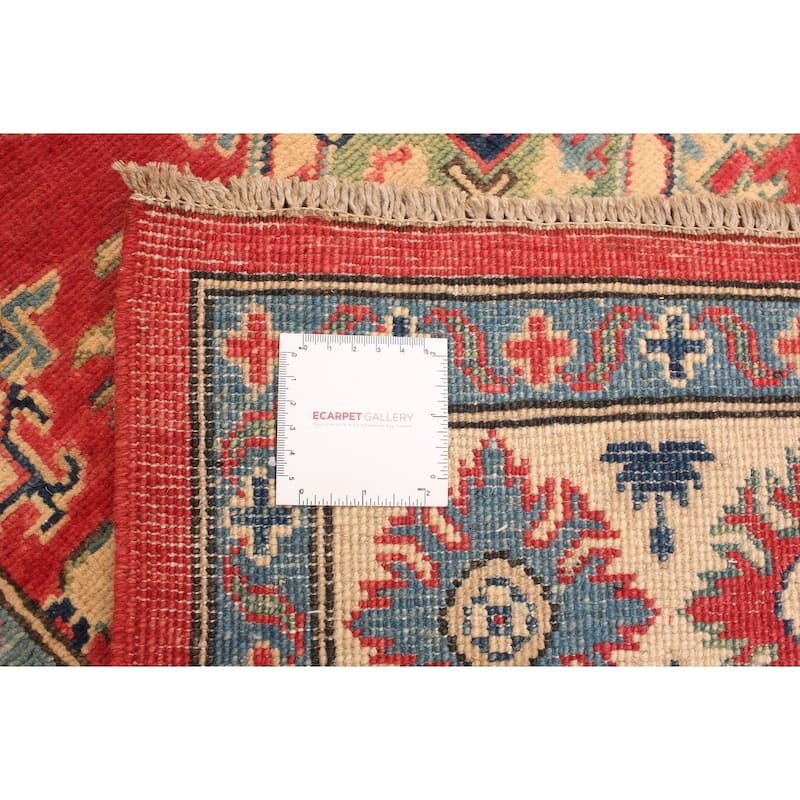 Hand-knotted Finest Gazni Copper, Cream Wool Rug - 4'11 x 6'1/4'11" x 6'1"