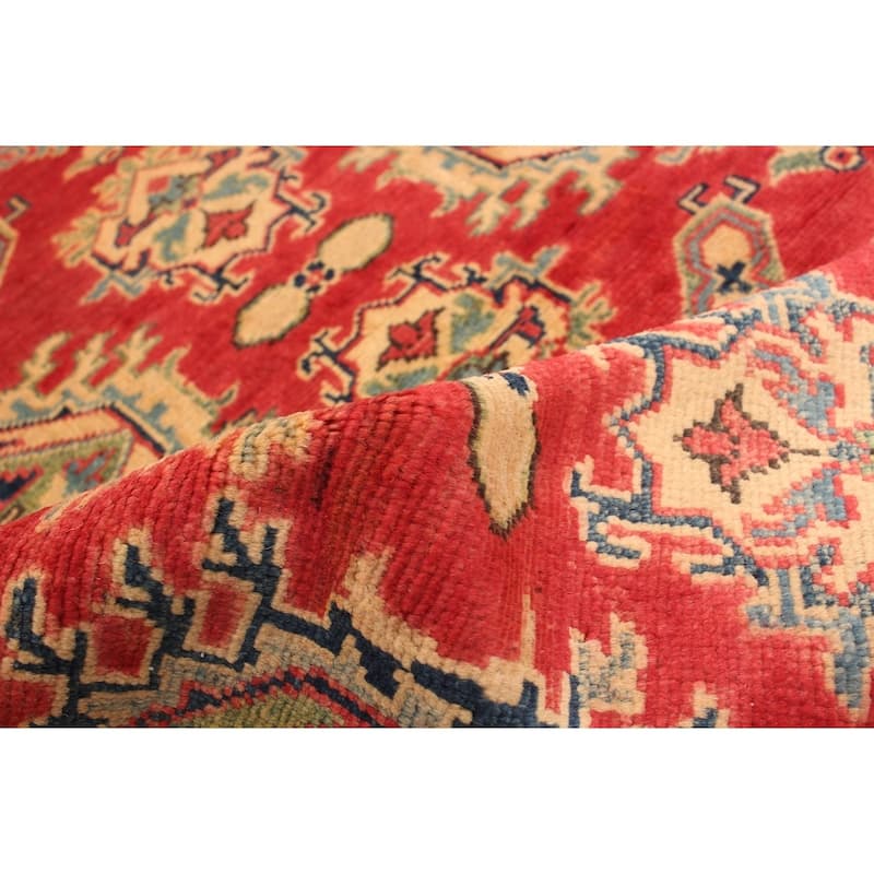Hand-knotted Finest Gazni Copper, Cream Wool Rug - 4'11 x 6'1/4'11" x 6'1"