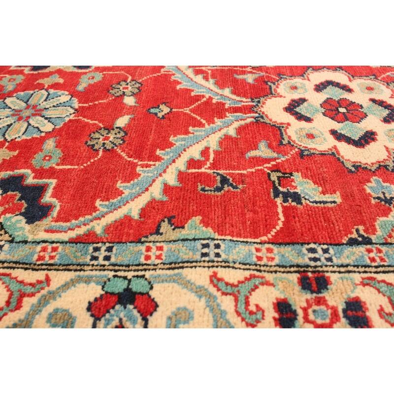 Hand-knotted Finest Gazni Copper Wool Rug - 2'8" x 9'4" Runner/2'8 x 9'4