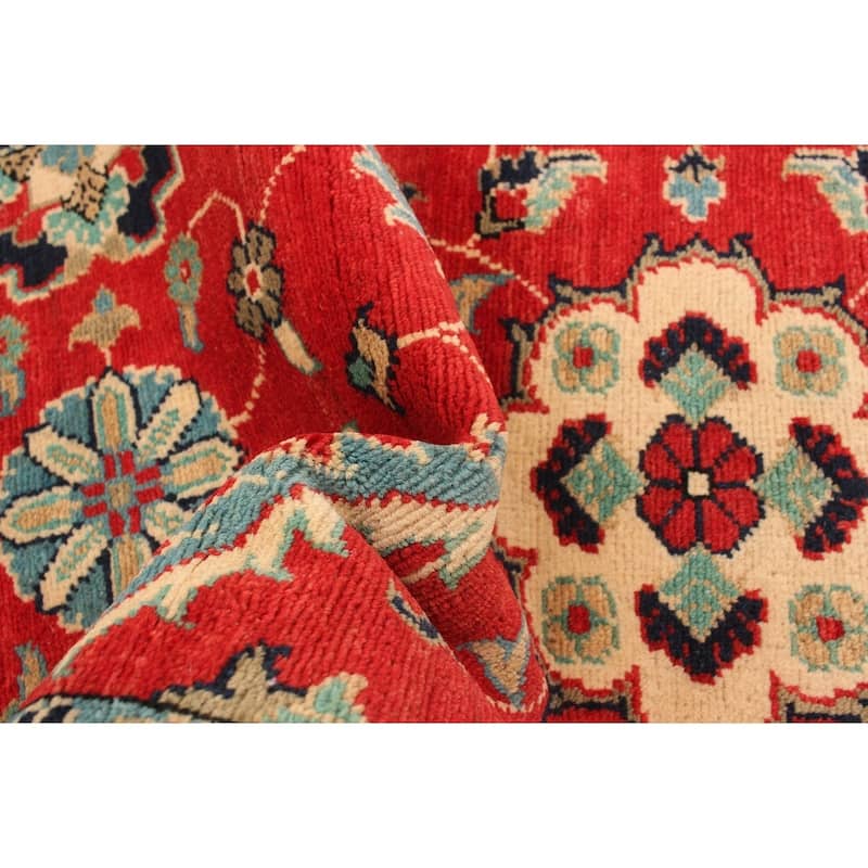 Hand-knotted Finest Gazni Copper Wool Rug - 2'8" x 9'4" Runner/2'8 x 9'4