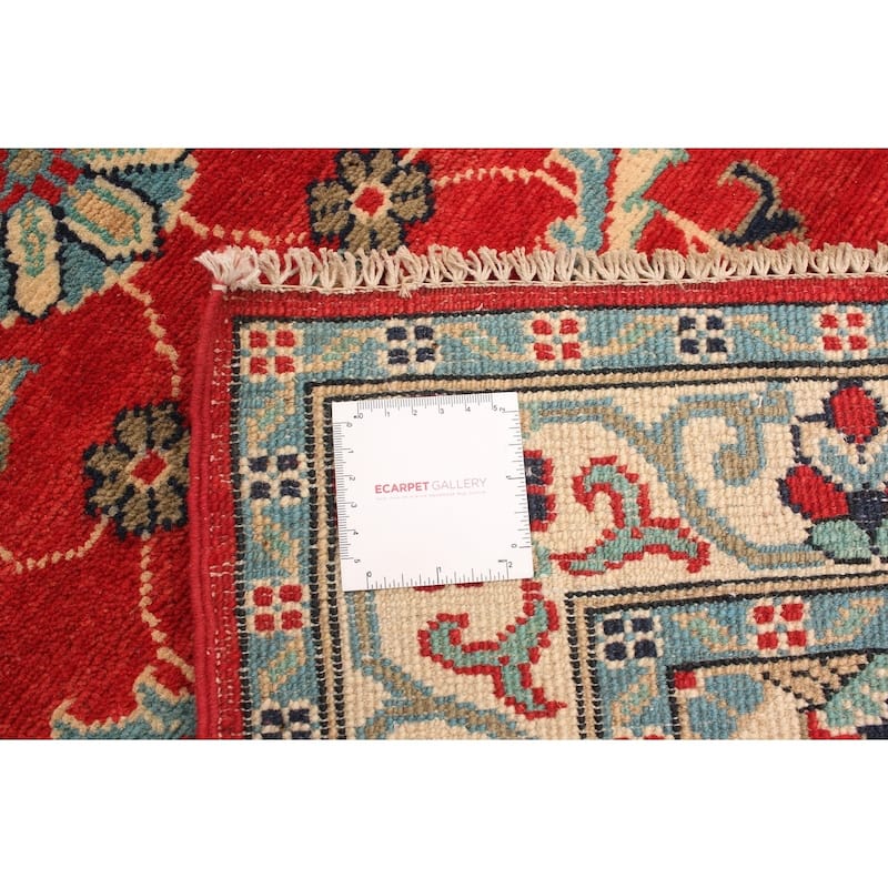 Hand-knotted Finest Gazni Copper Wool Rug - 2'8" x 9'4" Runner/2'8 x 9'4