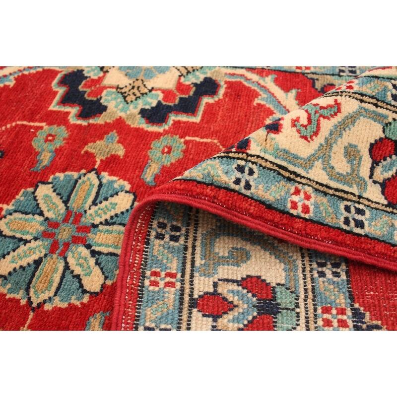 Hand-knotted Finest Gazni Copper Wool Rug - 2'8" x 9'4" Runner/2'8 x 9'4