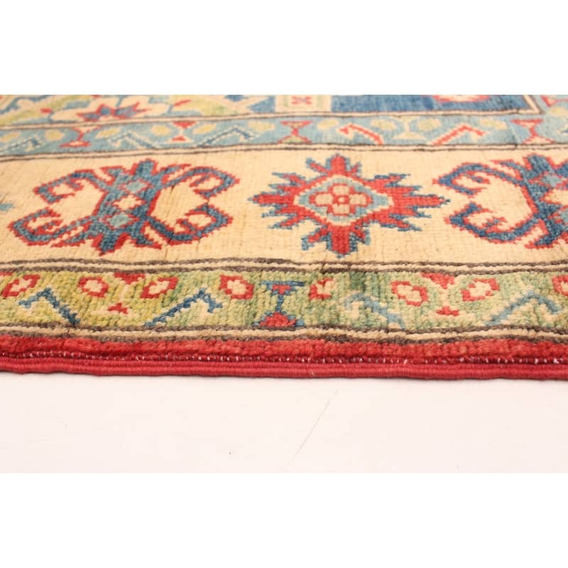 Hand-knotted Finest Gazni Copper Wool Rug - 4'11" x 6'5"/4'11 x 6'5