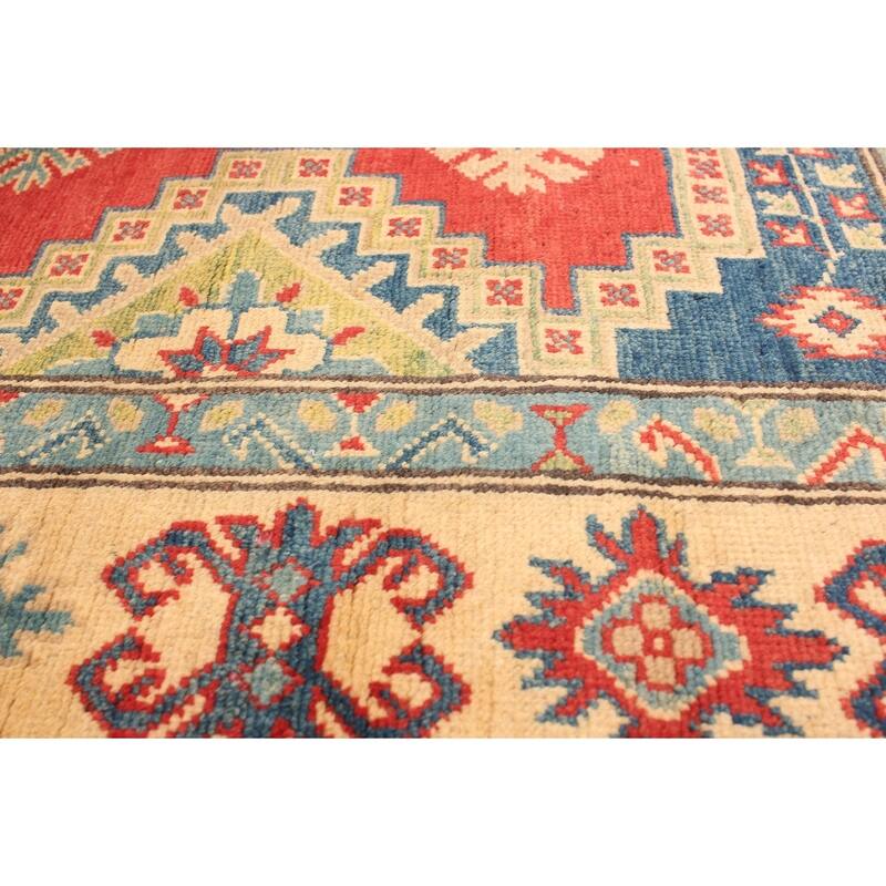 Hand-knotted Finest Gazni Copper Wool Rug - 4'11" x 6'5"/4'11 x 6'5