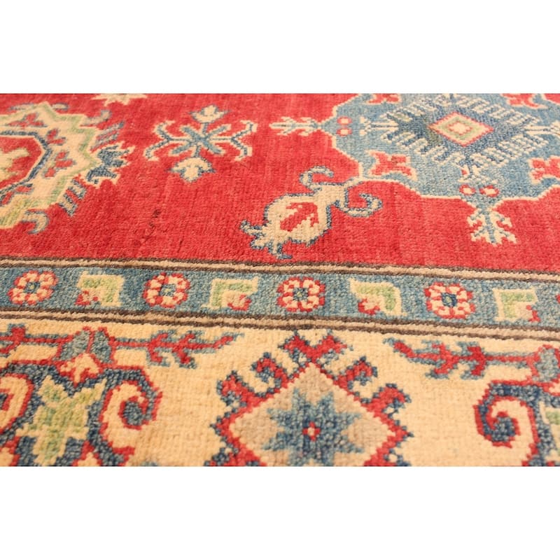 Hand-knotted Finest Gazni Red Wool Rug - 5'1 x 6'7/5'1" x 6'7"