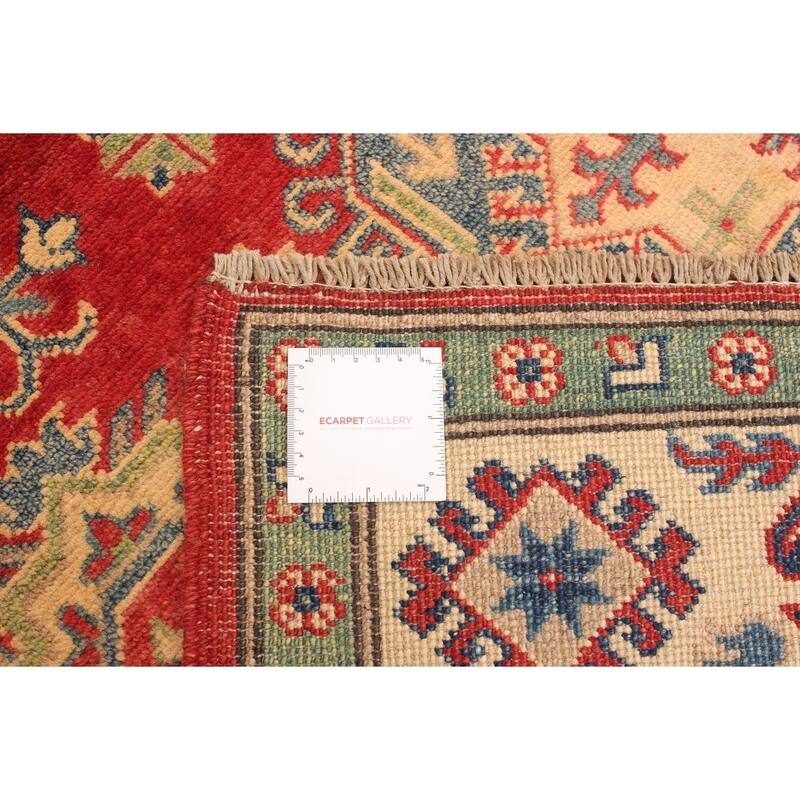 Hand-knotted Finest Gazni Red Wool Rug - 5'1 x 6'7/5'1" x 6'7"