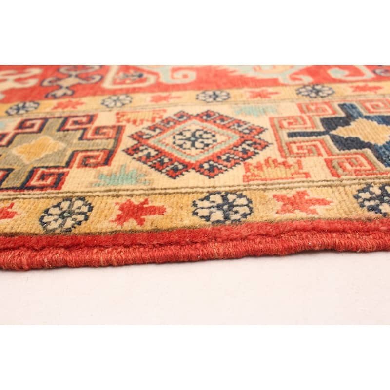 Hand-knotted Finest Gazni Copper Wool Rug - 4'10 x 6'3/4'10" x 6'3"