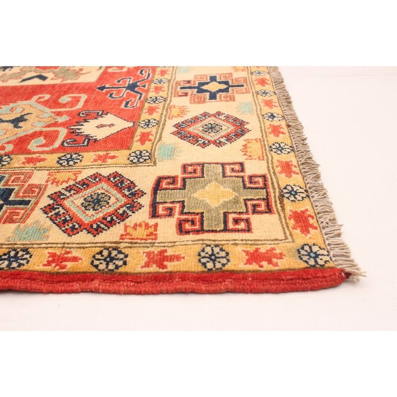 Hand-knotted Finest Gazni Copper Wool Rug - 4'10 x 6'3/4'10" x 6'3"