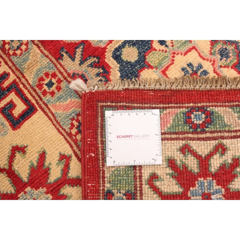 Hand-knotted Finest Gazni Red Wool Rug - 5'2 x 7'4/5'2" x 7'4"