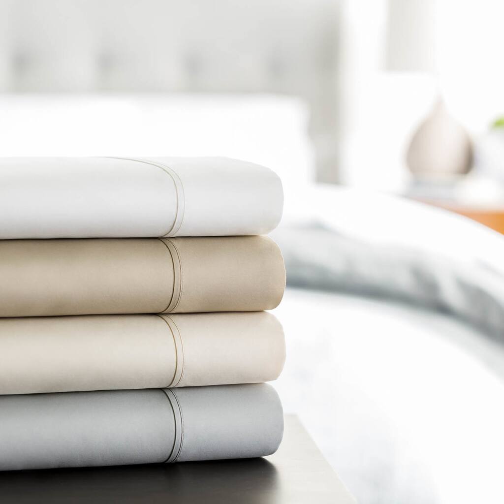 LUCID Comfort 600 TC Luxe Cotton Blend Bedsheet Set
