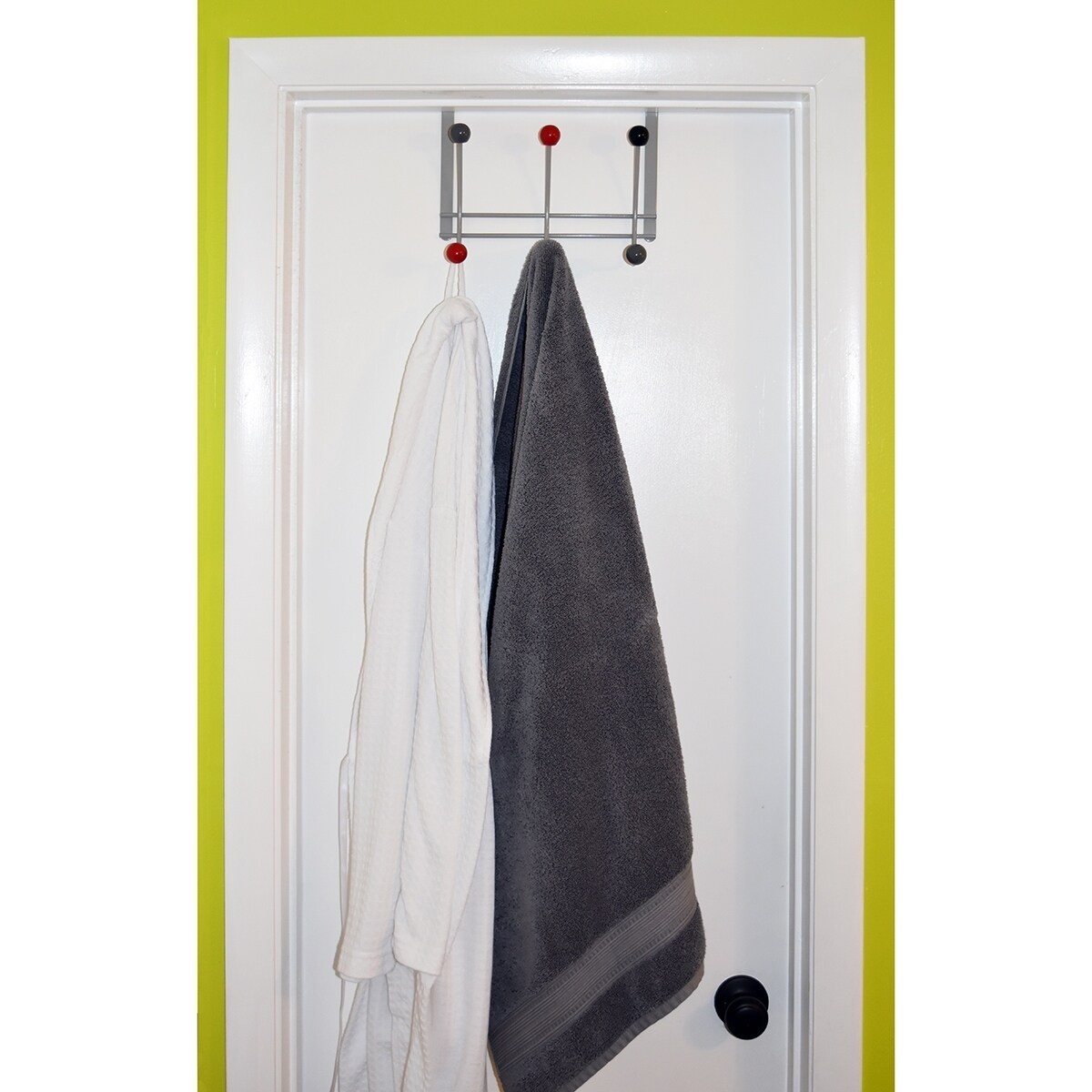 Shop Over The Door 4 Or 6 Hooks Metal Rack Multicolored Free
