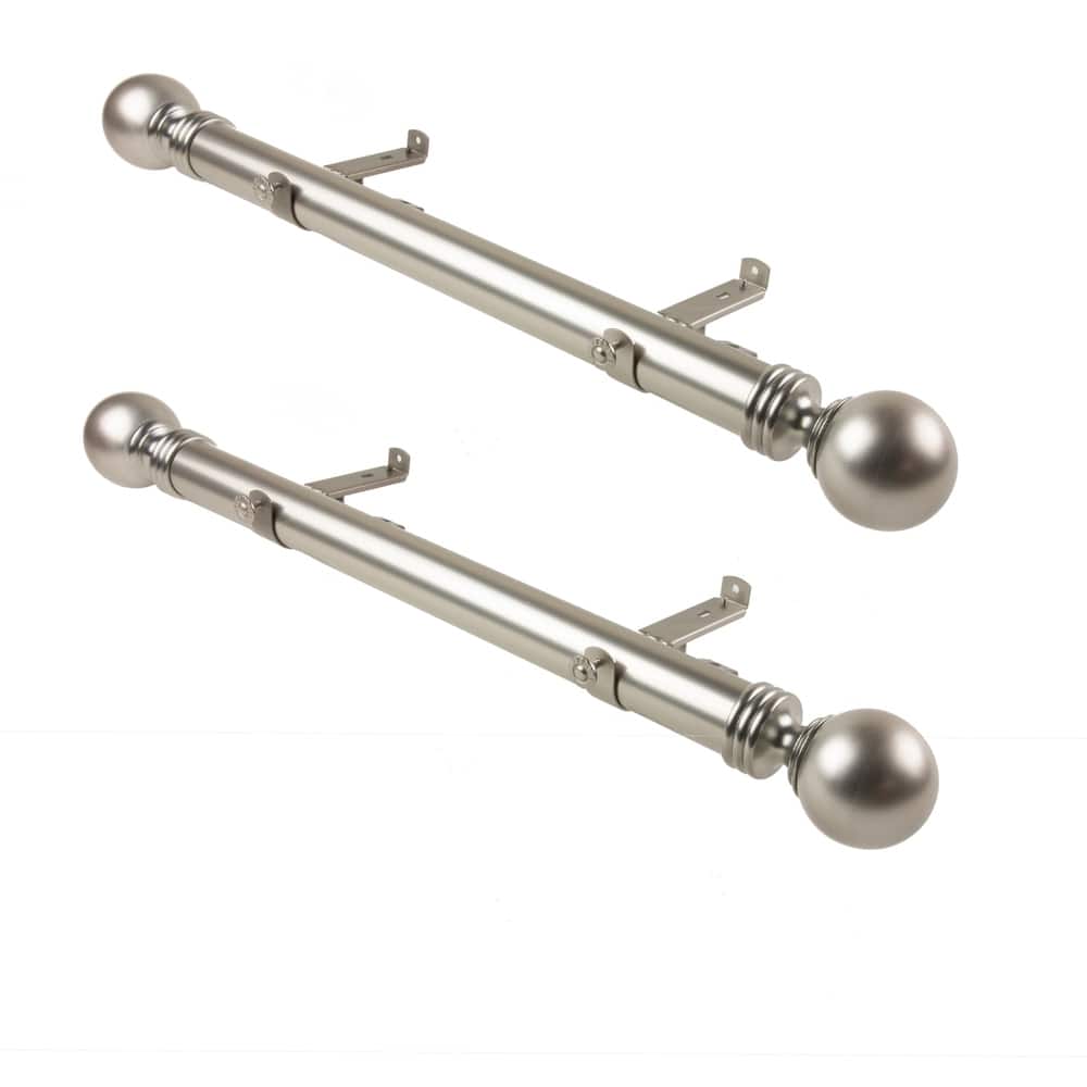 InStyleDesign Sondra 1.5" Side Curtain Rod - Set of 2