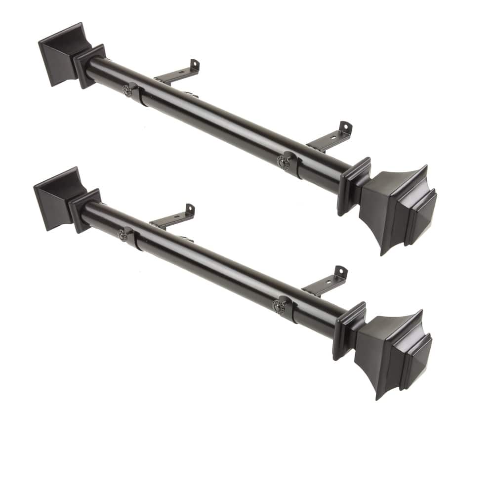 InStyleDesign Schubert 1.5" Side Curtain Rod - Set of 2