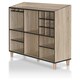 preview thumbnail 6 of 7, Carson Carrington Vinkol Modern Natural Oak 7-shelf Dining Buffet Server