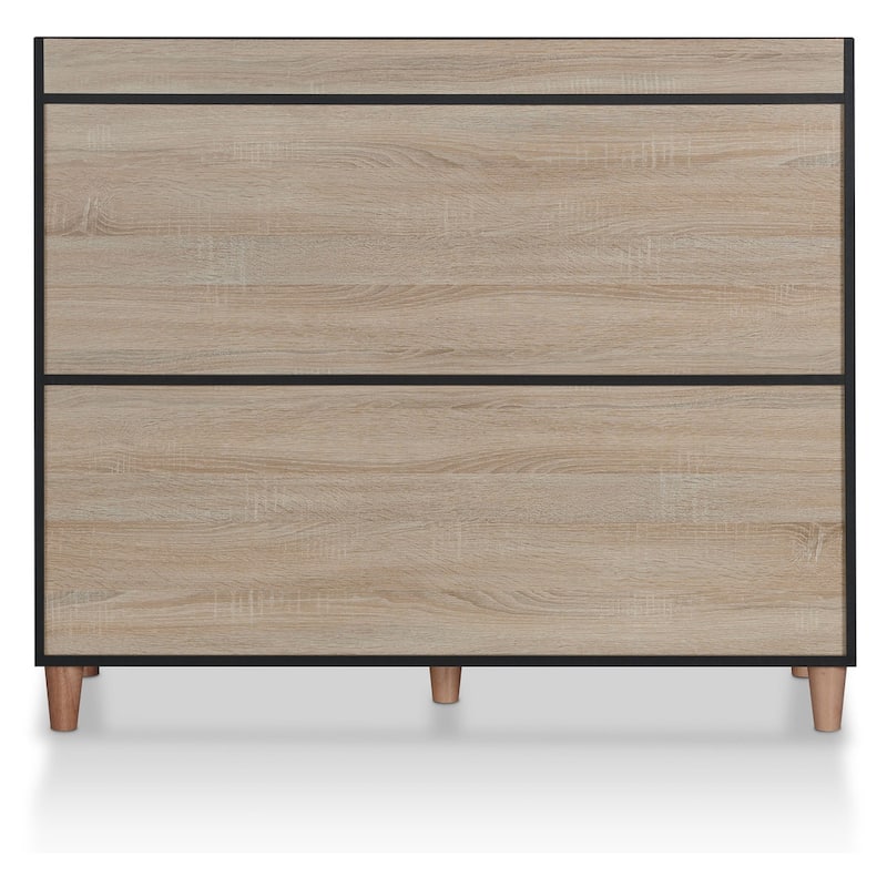 Carson Carrington Vinkol Modern Natural Oak 7-shelf Dining Buffet Server