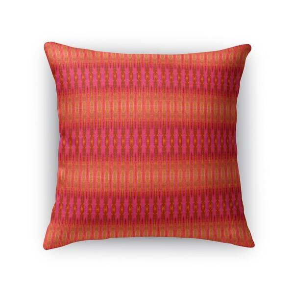 GRADIENT STRIPES ORANGE Accent Pillow By Kavka Designs Bed Bath