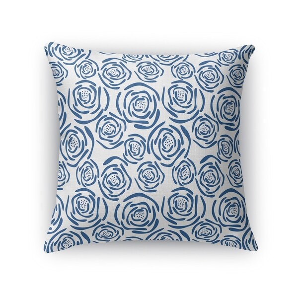 FLEUR BLUE Accent Pillow By Kavka Designs