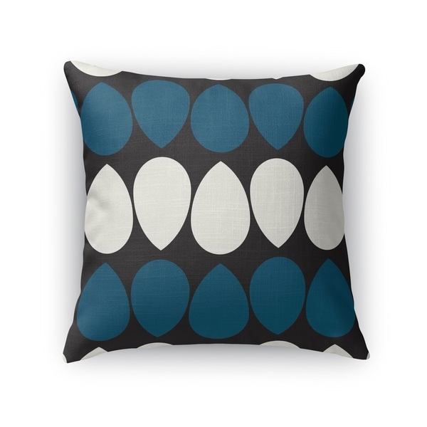 WILMA DARK BLUE Accent Pillow By Kavka Designs