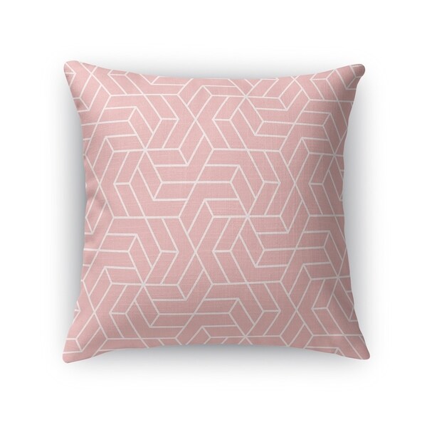 TITAN PINK WHITE Accent Pillow By Kavka Designs