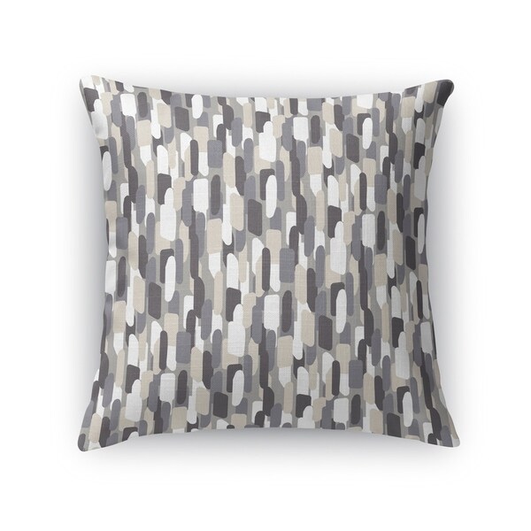 NEVALI V LIGHT GRAY Accent Pillow By Kavka Designs