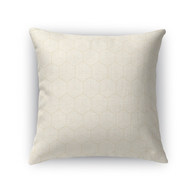 GEOCUBE OATMEAL Accent Pillow by Kavka Designs
