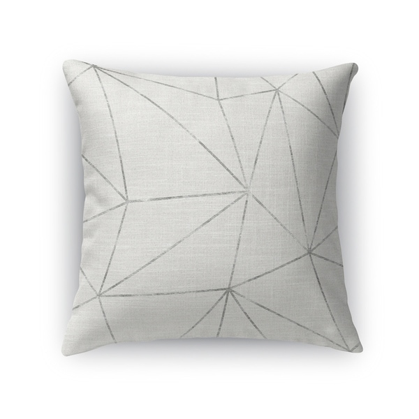 PRISM LIGHT SILVER Accent Pillow By Kavka Designs