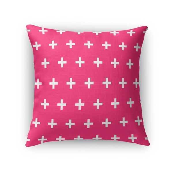 CRISS CROSS PINK Accent Pillow By Kavka Designs