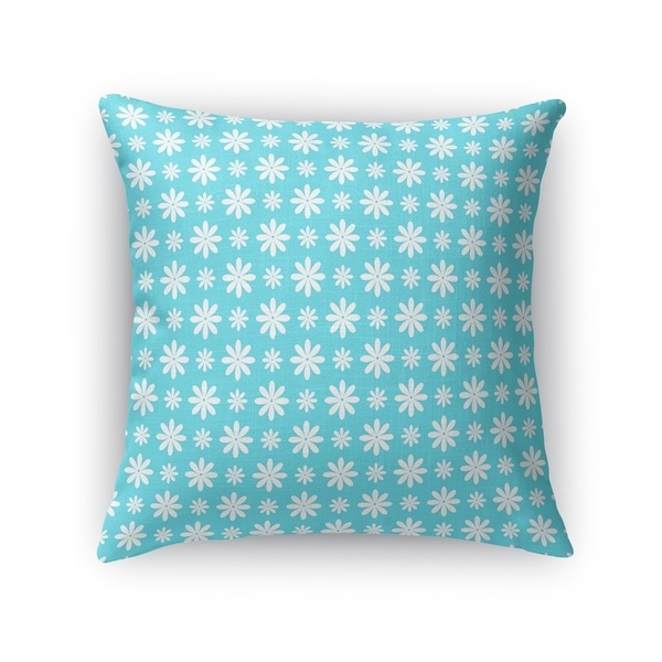 FLOWER SHOWER TEAL Accent Pillow By Kavka Designs
