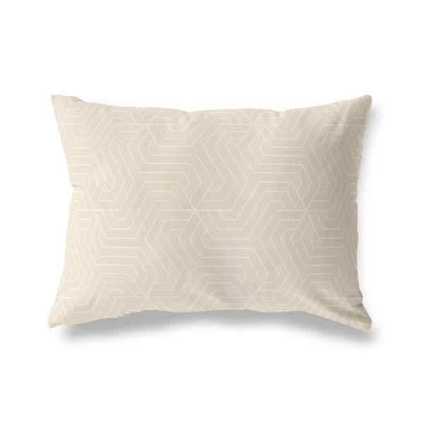 BRICKLE OATMEAL Lumbar Pillow By Kavka Designs