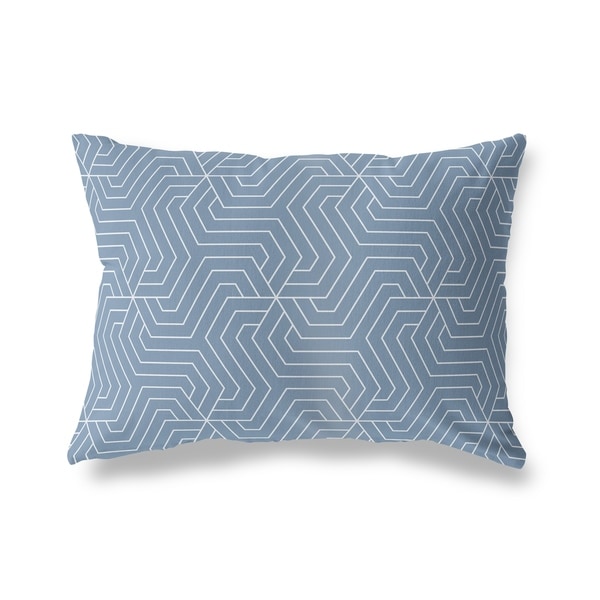 BRICKLE BLUE Lumbar Pillow By Kavka Designs