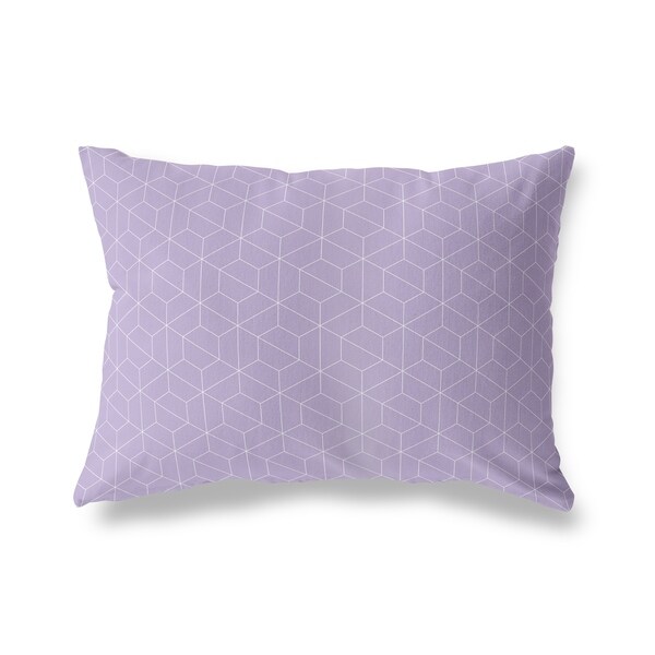 TRON PURPLE Lumbar Pillow By Kavka Designs