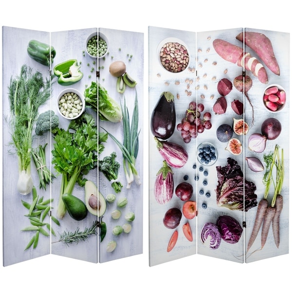 Handmade 6' Canvas Farmer's Market Room Divider