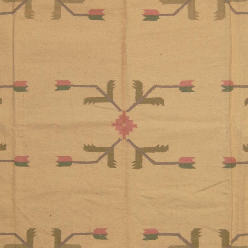 Handmade Wool Kilim (India) - 8' x 10'