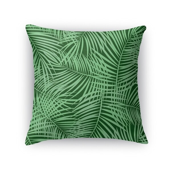 PALM PLAY GREEN Accent Pillow By Kavka Designs