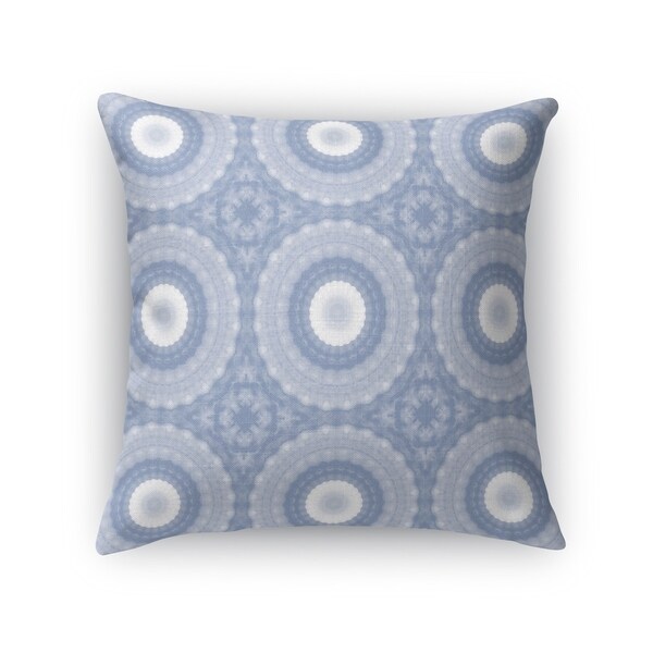 SHELL MANDALAS PERIWINKLE Accent Pillow By Kavka Designs