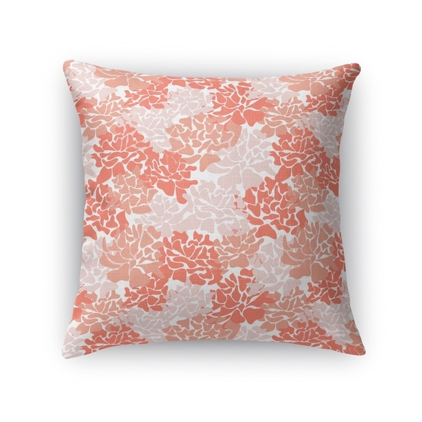 PEONIES CORAL Accent Pillow By Kavka Designs