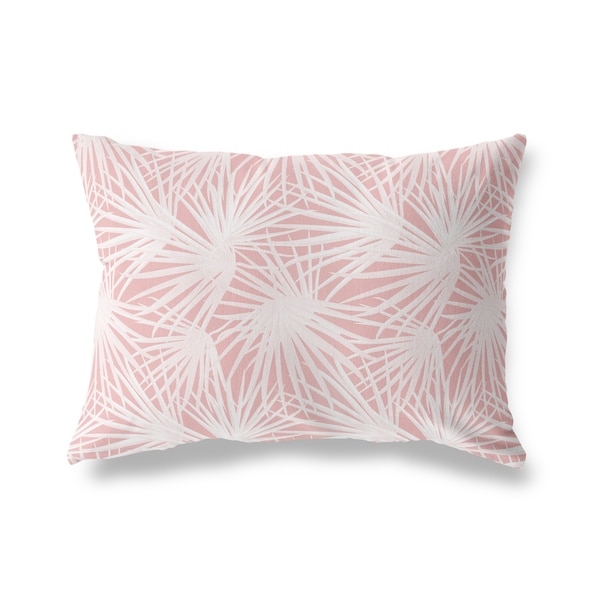 PALM BALM PINK Lumbar Pillow By Kavka Designs