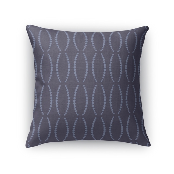 BEADS NAVY Indoor|Outdoor Pillow By Kavka Designs