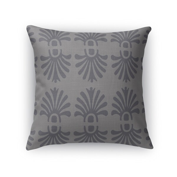 FLUERONS GREY Indoor|Outdoor Pillow By Kavka Designs